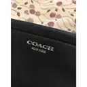 Leather clutch bag Coach