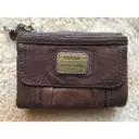 Leather wallet Fossil