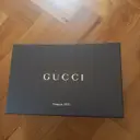 Leather clutch bag Gucci