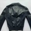 Buy GUESS Leather biker jacket online