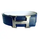 H leather belt Hermès