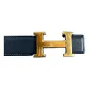 Buy Hermès H leather belt online - Vintage