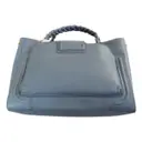 Blue Leather Handbag Sonia Rykiel