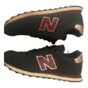Leather low trainers New Balance