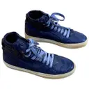 Leather high trainers Yves Saint Laurent