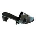 Oasis patent leather sandal Hermès