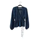 Blue Polyester Top Carin Wester