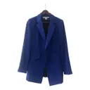 Blue Polyester Jacket Diane Von Furstenberg