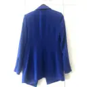 Buy Diane Von Furstenberg Blue Polyester Jacket online