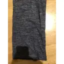 Blue Polyester Trousers Douuod