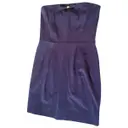 Blue Polyester Dress Sandro