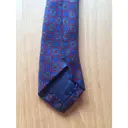 Silk tie Burberry - Vintage