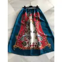 Buy Gucci Silk maxi skirt online