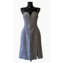 Silk mid-length dress Thierry Mugler - Vintage