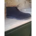 Hogan Blue Suede Boots for sale