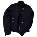 Blue Synthetic Biker jacket Topshop