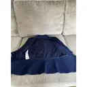 Blue Synthetic Jacket Emporio Armani