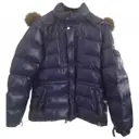 Blue Synthetic Jacket Moncler