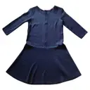 Blue Viscose Dress Comptoir Des Cotonniers