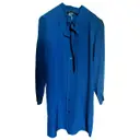 Blue Viscose Dress APC