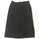 Wool mid-length skirt Escada - Vintage