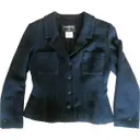 Blue Wool Jacket Chanel