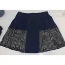 Paco Rabanne Wool mini skirt for sale - Vintage