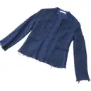 Blue Wool Jacket Prada