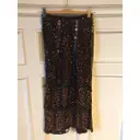 Buy Emanuel Ungaro brown/black Silk Skirt online - Vintage