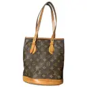 Bucket  cloth handbag Louis Vuitton - Vintage