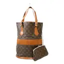 Bucket cloth handbag Louis Vuitton - Vintage