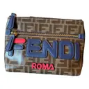 FendiMania cloth clutch bag Fendi x Fila