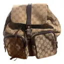 Cloth backpack Gucci - Vintage