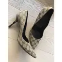 Cloth heels Gucci