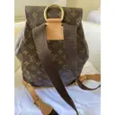 Montsouris cloth backpack Louis Vuitton - Vintage