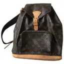 Montsouris cloth backpack Louis Vuitton