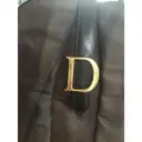 Saddle Bowler cloth handbag Dior - Vintage