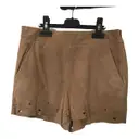 Brown Cotton Shorts Comptoir Des Cotonniers