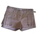 Brown Cotton - elasthane Shorts JC De Castelbajac