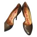 Exotic leathers heels Lanvin