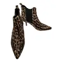 Faux fur ankle boots Anine Bing