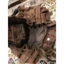 Brown Leather Handbag 24h Gerard Darel