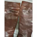 Leather boots Aigner - Vintage