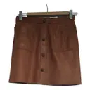 Leather mini skirt Aje