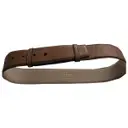 Brown Leather Belt Alaïa