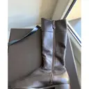 Leather boots Alaïa