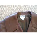 Buy Alaïa Leather peacoat online