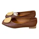 Leather ballet flats Angel Alarcon
