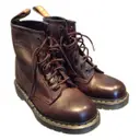 Brown Leather Ankle boots Dr. Martens