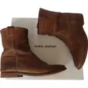 Brown Leather Ankle boots Isabel Marant